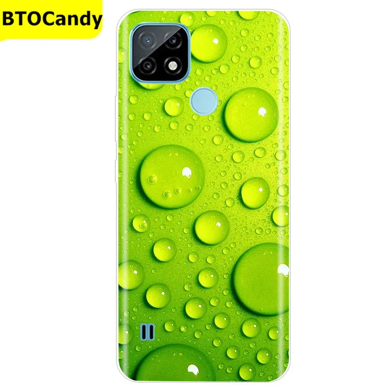 For Realme C21 Case Soft Tpu Silicone Case For OPPO RealmeC21 C 21 Phone Cover Fundas RMX3201 Bumper Case For Realme C21 Cover pouch phone Cases & Covers