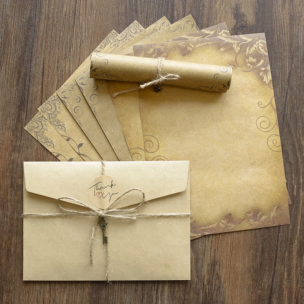lettre damour félicitations Lot de 24 papiers à lettre rétro vintage avec 20 enveloppes texturées et 30 autocollants transparents pour invitations professionnelles vœux 