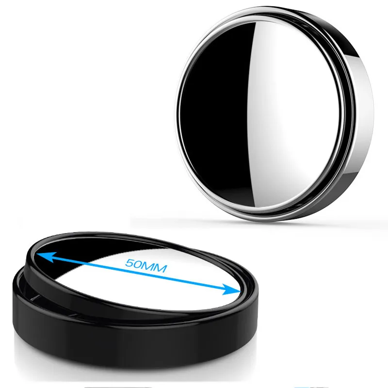 

For Subaru Outback 2015-2019 Rearview Auxiliary Mirror 360 Degree Round Mirror Adjustable Field Of View Extended Blind Spot