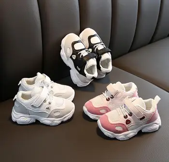 

2020 Casual Sneakers Kids Children Shoes for Boys Girls Air Mesh Breathable Rubber Spring Autumn Baby Toddler Kids Sports Shoes