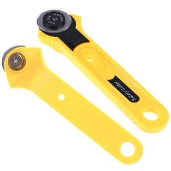 

1PC New Cloth Rotary Cutter DIY Crafts Cutting Tool Patchwork Roller Wheel Round Knife 28mm In Diameter