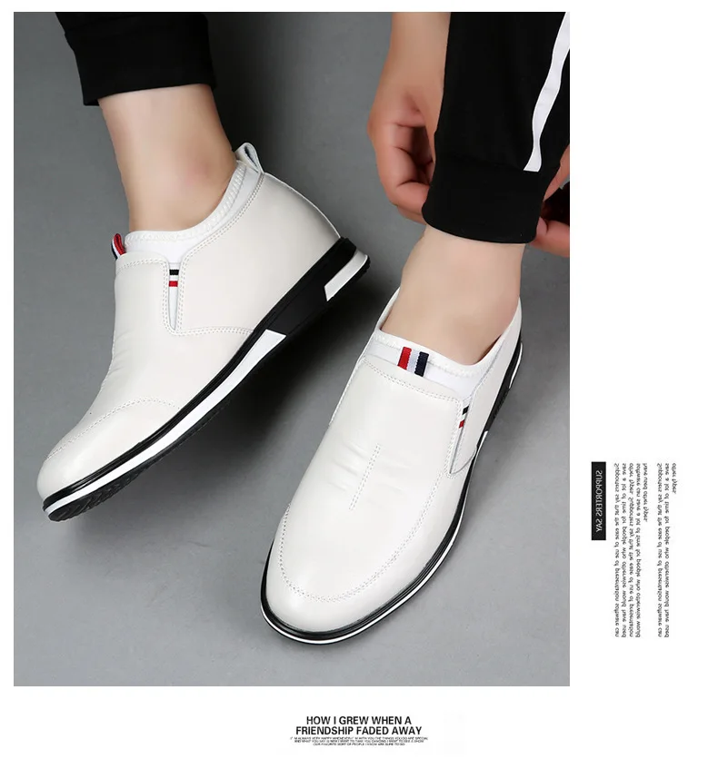 2024 Men Dress Shoes Height Increasing 6 Cm