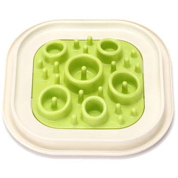

Pet Bowl Dog Cat Slow Feeding Food Bowls Puppy Slow Down Eating Feeder Dish Prevent Obesity for Dogs Cats