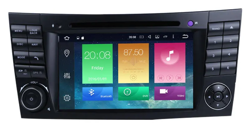 Cheap Android 9.0 Octa Cores Car DVD For Mercedes Benz E-Class/W211 E200 E220 E240 E350 E280 E300 With 3G/4G WIFI Radio GPS Carplay 7