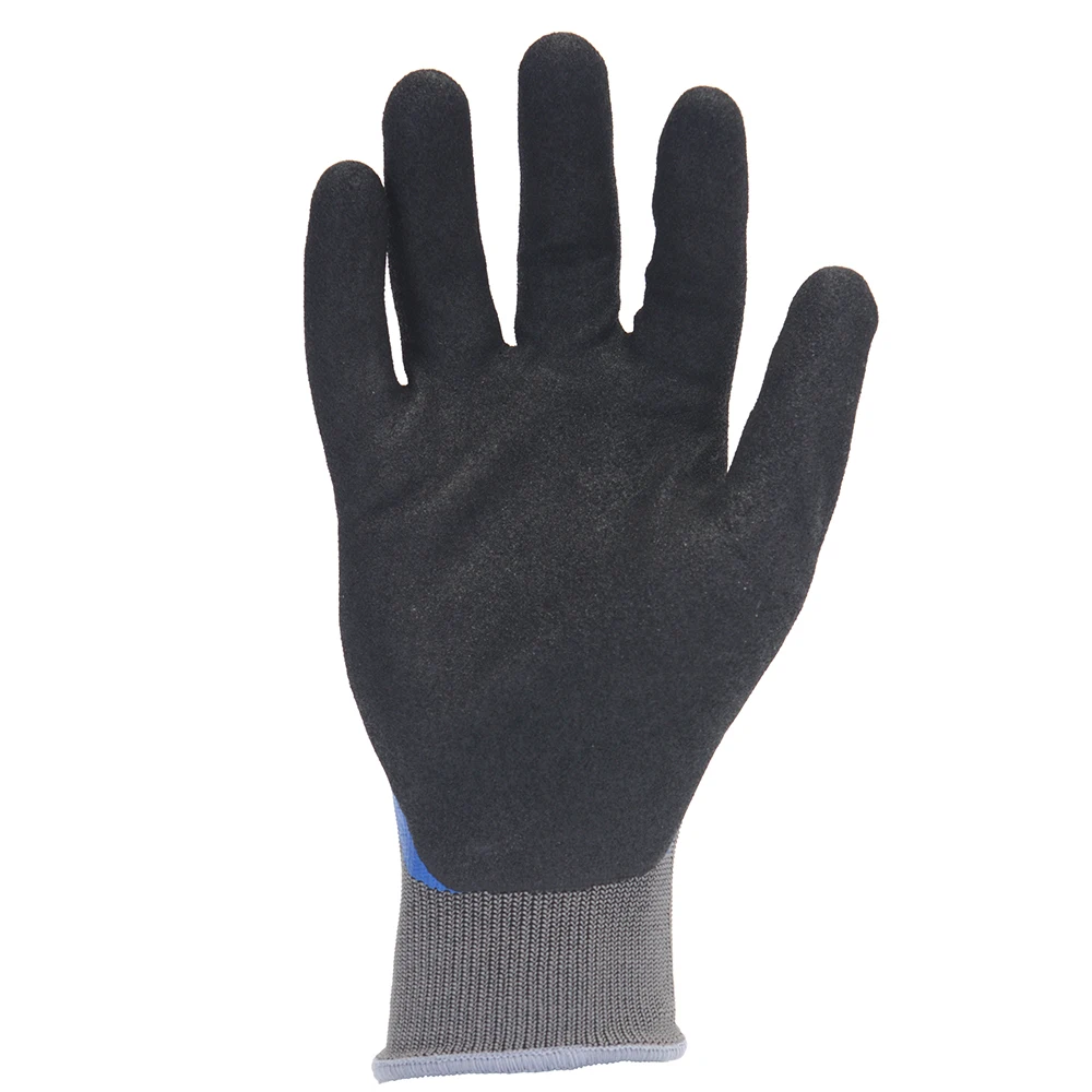 SAFETY-INXS нейлон нитрил Полное погружение защитные рабочие перчатки Водонепроницаемый 15 Калибр сад ремонт строительные перчатки