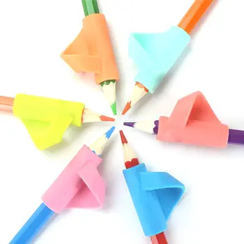 

3pcs Writing Corrector Pencil Grip Montessori Toys for Children Kids Learning Writing Device Correcting Pencil Holder Postures Grip Holder