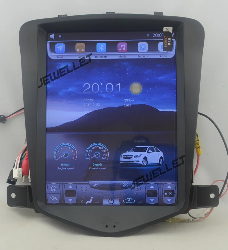 

9.7" tesla style vertical screen Octa core Android 8.1 Car GPS Navigation for Chevrolet Cruze,Daewoo Lacetti, Holden 2008-2016