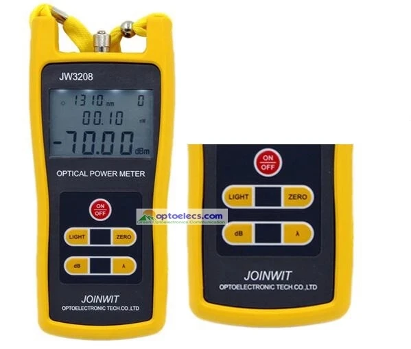 

Портативный волоконно-оптический тестер JW3208A -70 ~ + 6 дБм, измеритель оптической мощности с разъемами SC FC ST, измеритель оптической мощности
