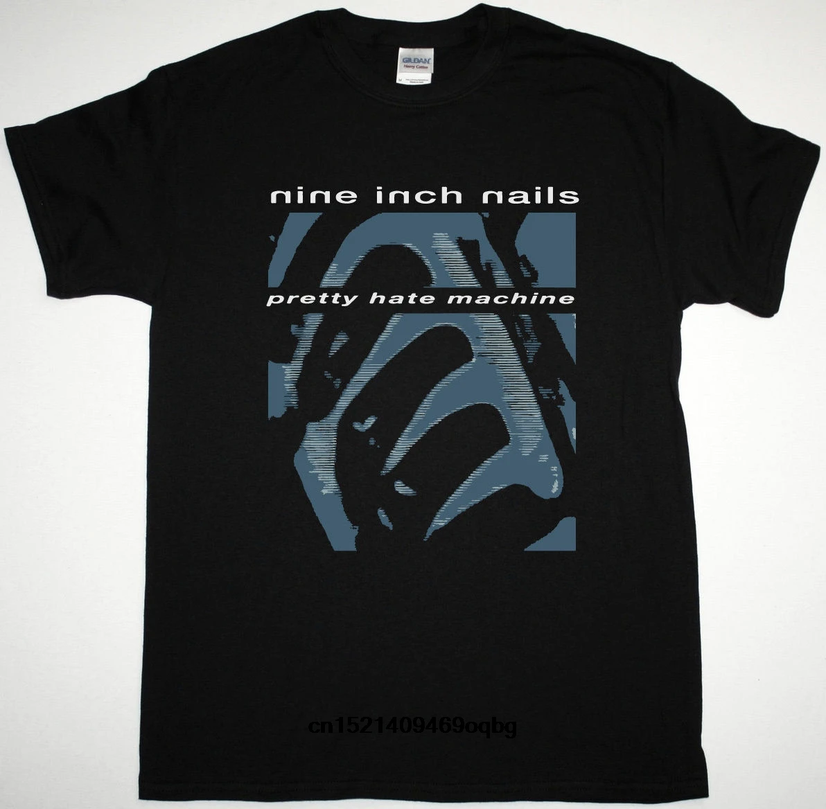 NINE INCH NAILS PRETTY HATE MACHINE 1989 NIN TRENT REZNOR Новая Черная футболка с принтом Мужская коротким