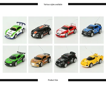 

2020 Hot Coke Cans Mini Rechargeable Remote Control Car High-Speed Car Children's Gift Quality Products 7.5CM PVC
