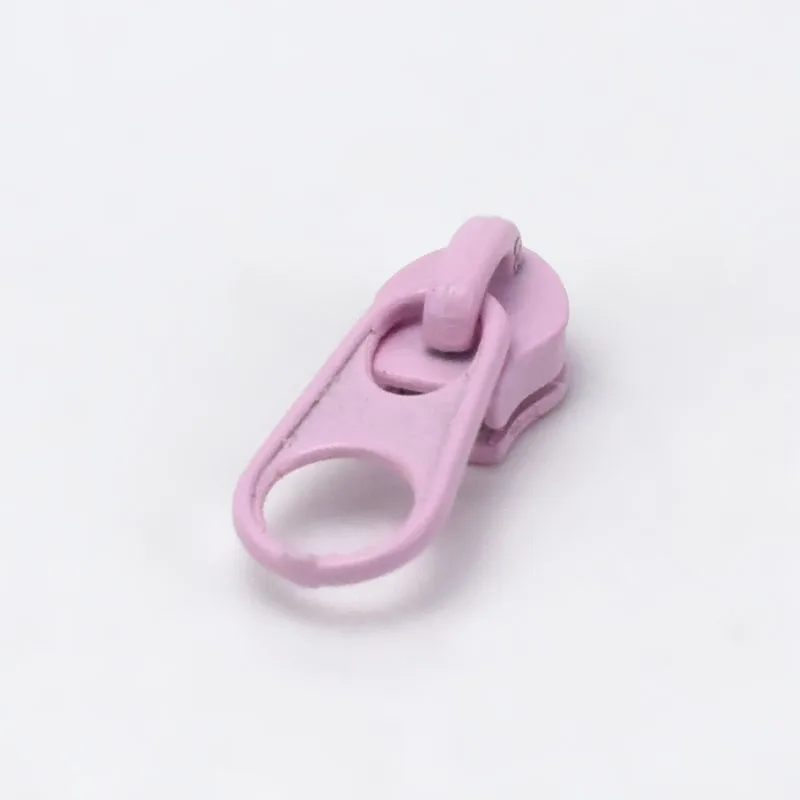 20 шт Meetee красочная нейлоновая молния слайдер съемник для нейлоновые застежки закрытие DIY сумки кошелек сумка-чехол Швейные аксессуары для шитья - Цвет: pink