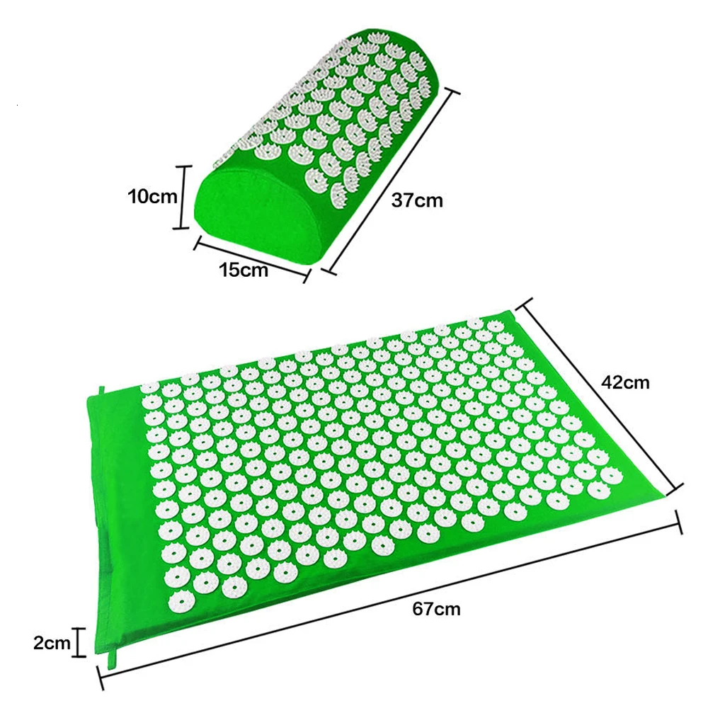 Дропшиппинг Массажер для акупрессуры коврик для иглоукалывания Подушка снимает стресс боль йога коврик облегчение стресс Массаж Подушка с сумкой
