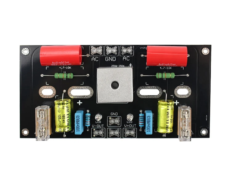 GHXAMP 1000W High Power amplifier rectifier filter capacitor board amplifier power supply board large reservoir 50A 1000V integrated amplifier