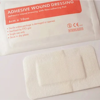 

10 PCS Medical Gauze Sterile Applicator Bandage Hemostatic 6 Dressing Pads x10cm Wound M5G9