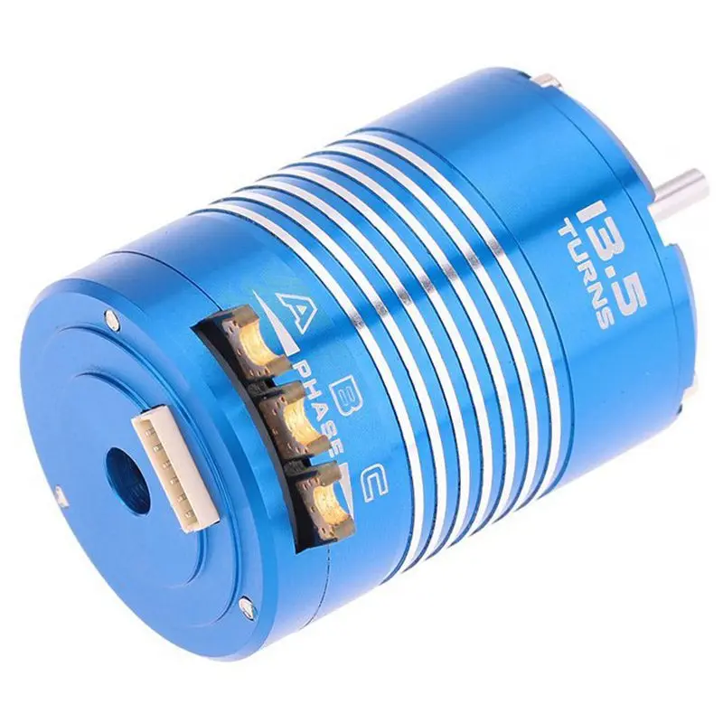 

Hot 3C-High Efficiency 540 Sensored Brushless Motor for 1/10 RC Car Blue, 13.5T