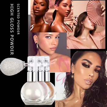 

Highlighter Makeup Shimmer Powder Highlighter Palette Base Illuminator Highlight Face Contour Golden Bronzer