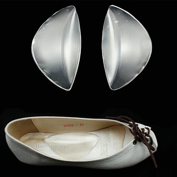

1pairs Transparent Silicone Gel Arch Support Shoe Inserts Foot Wedge Cushion Pads Pain Relief Flat Feet Insoles