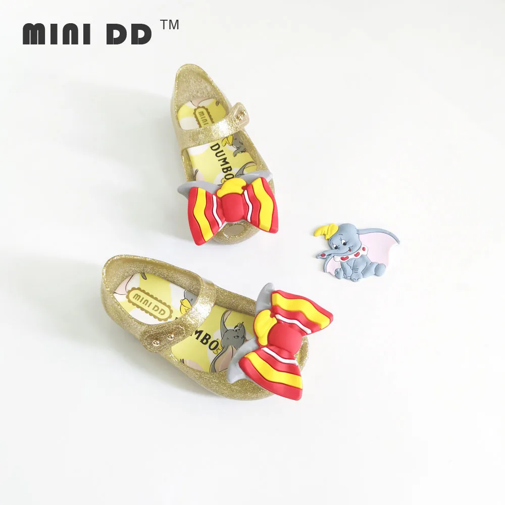 gold Mini Melissa Ultragirl/ г. Новые сандалии для девочек бразильские прозрачные сандалии Melissa/Детские детская обувь сандалии Нескользящие для малышей - Цвет: gold