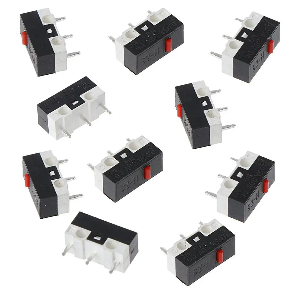 

10PCS Button Switch Mouse Switch 3Pin Microswitch For RAZER Logitech G700 Mouse