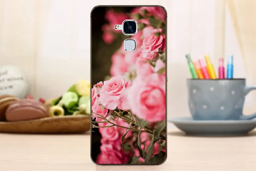 Узорчатый чехол для huawei Honor 7 Lite Мягкий ТПУ Для huawei GR5 Mini чехол для телефона задняя крышка для huawei GT3 NMO-L21 чехол