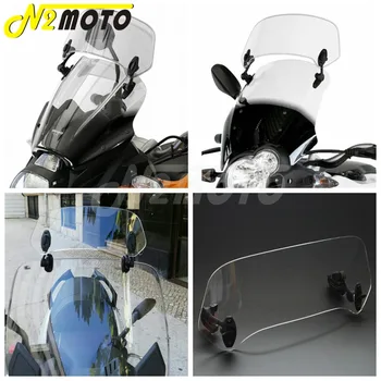 

Universal Motorcycle Risen Adjustable Wind Screen Windshield Spoiler Air Deflector for Honda XL700 NC 700X 750X BMW F800 R1200GS