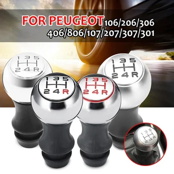 

5 Speed Gear Shift Knob Gear Shifter Lever Stick Ball for PEUGEOT