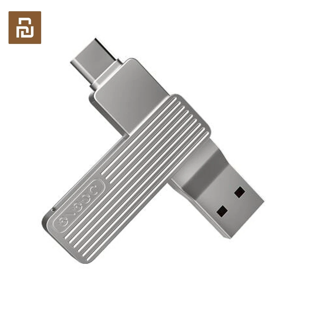 USB-накопитель Youpin JESIS Type-C два интерфейса флэш-накопитель M1 вращение на 360 градусов