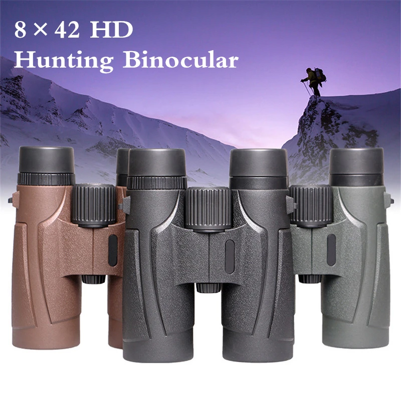 HD Hunting Binocular Telescope Outdoor Hiking 8X42 High Power Telescopes Camping Survival 2020