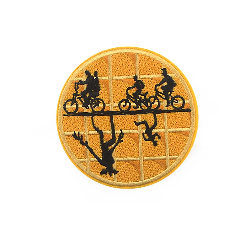 

K346 Stranger Things TV Sticker for Clothing Applications Patches on Clothes Iron Embroidered Patch for Backpack Handbag Badge