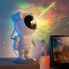 

Galaxy Projector Lamp With Remote USB Starry Sky Night Light For Home Bedroom Room Decor Astronaut Luminaires Children's Gift