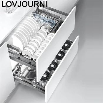 

Cucina Despensa Gabinete Rangement Cuisine Stainless Steel Rack Organizer Kitchen Cabinet Cestas Para Organizar Basket