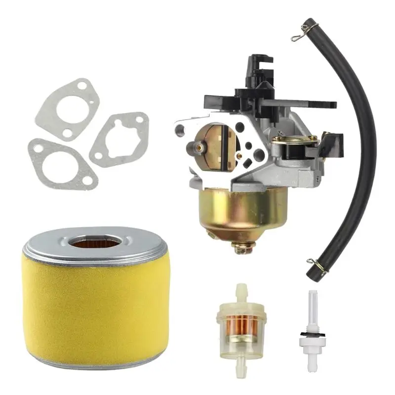 

16100-ZF6-V01 Carburetor with Air Filter Gas Fuel Tank Joint Filter for GX340 6XDD