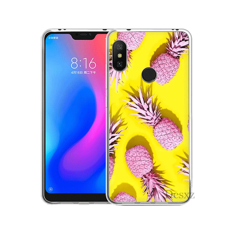 Мобильный чехол для телефона для Xiaomi mi 5 5S 6 mi x 2S 8 A1 A2 5X 6X Lite F1 9 9T MAX 3 A3 Pro CC9 CC9E крышка с рисунком ананаса - Цвет: H1