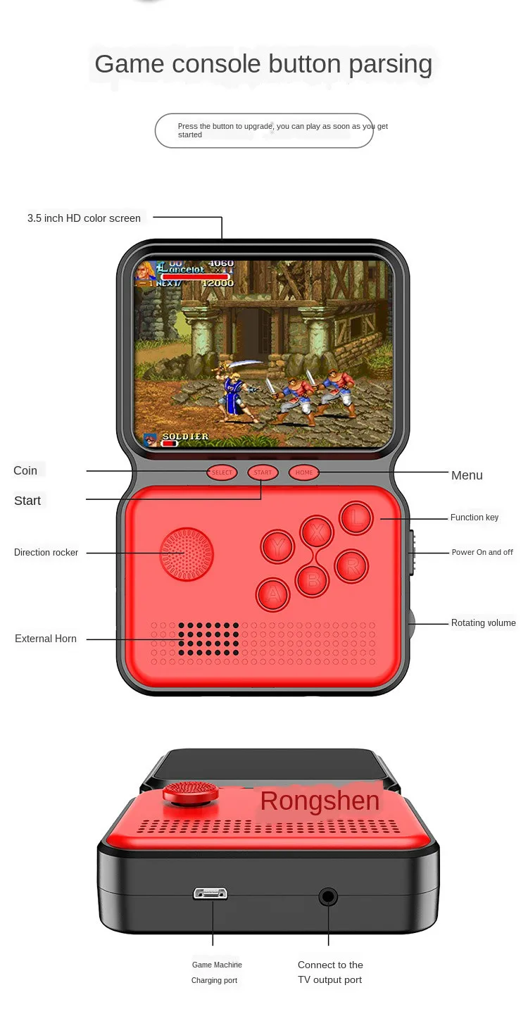 M3 Gaming Console 899 In 1 External Memory Handhold Portable 3.0 Inch Big  Screen Game Player - Handheld Game Players - AliExpress