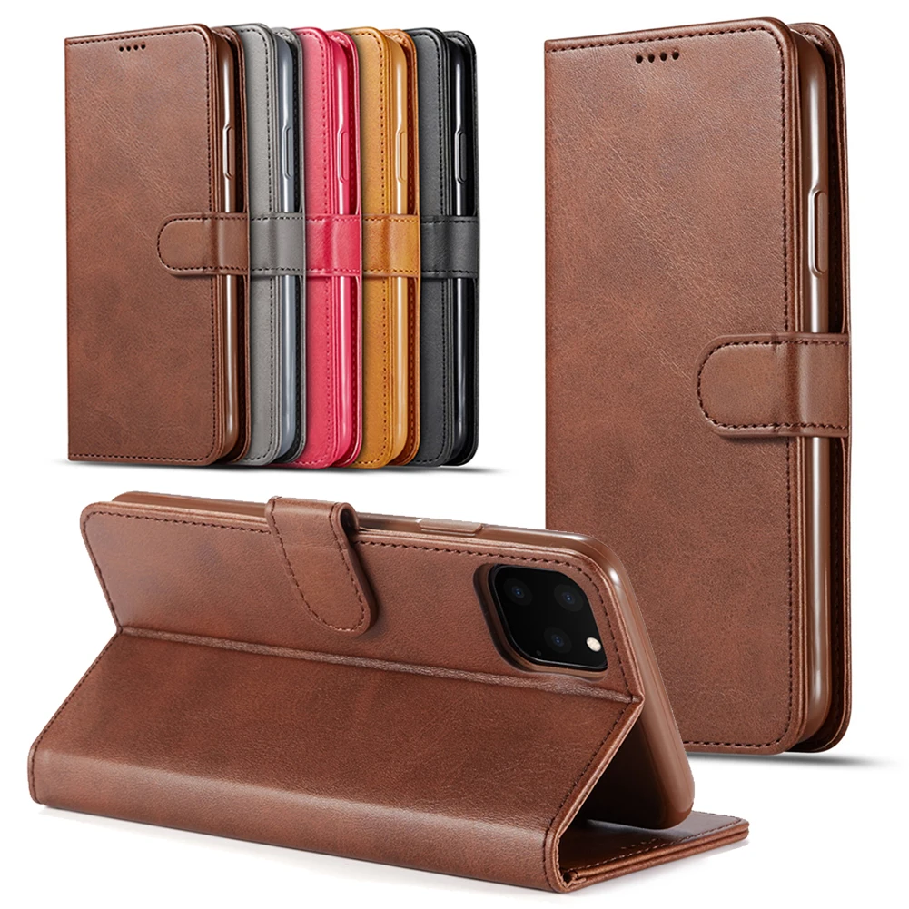 

Case For iPhone 11 Pro Max Cover PU Leather Wallet Flip Case For 2019 iPhone 11 6.1'' 11 Pro 5.8'' 11 Pro Max 6.5'' Cover Fundas