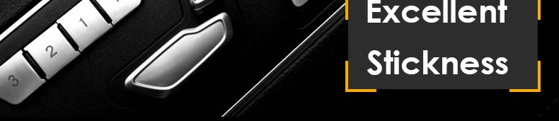 Car Seat Adjust Button Cover Sticker for Mercedes Benz A B C E Class W204 W212 GLA X156 CLA C117 GLE W166 ML GL GLS (4)