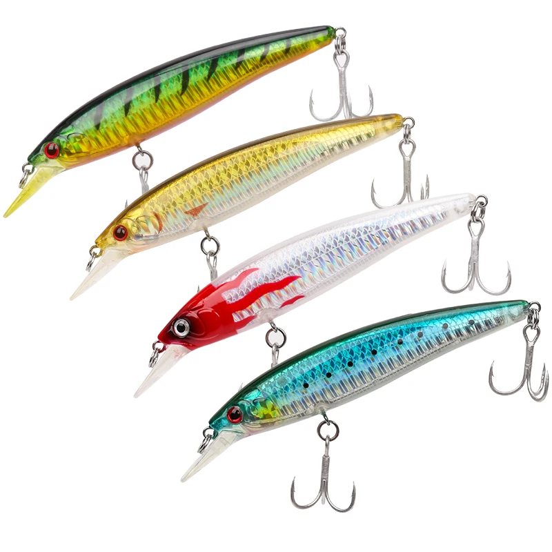 

Trulinoya DW03 Minnow Fishing Lure 110mm 13g Hard Bait Artificial Bait Wobblers Bass Perch Fishing Lure spoon lure