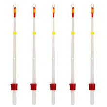 

5 pcs70/100/130mm Mini Winter Ice Fishing Rotating Fishing Accessories Tip Rod Part Buoy Indicator Feeder Fishing Rod