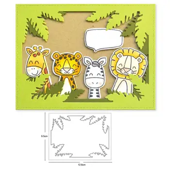 

Customized dies Tree Leaf Photo Frame Metal Cutting Dies Scrapbooking dies Embossing fustelle Paper Card Make Craft Stencil Dies