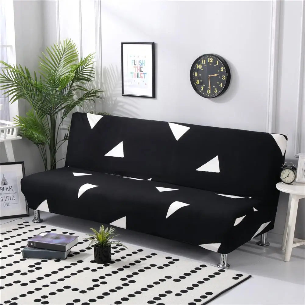 Эластичный чехол для дивана все включено Полный складной безрукавный эластичный футон чехол для дивана slipcovers диван без подлокотника