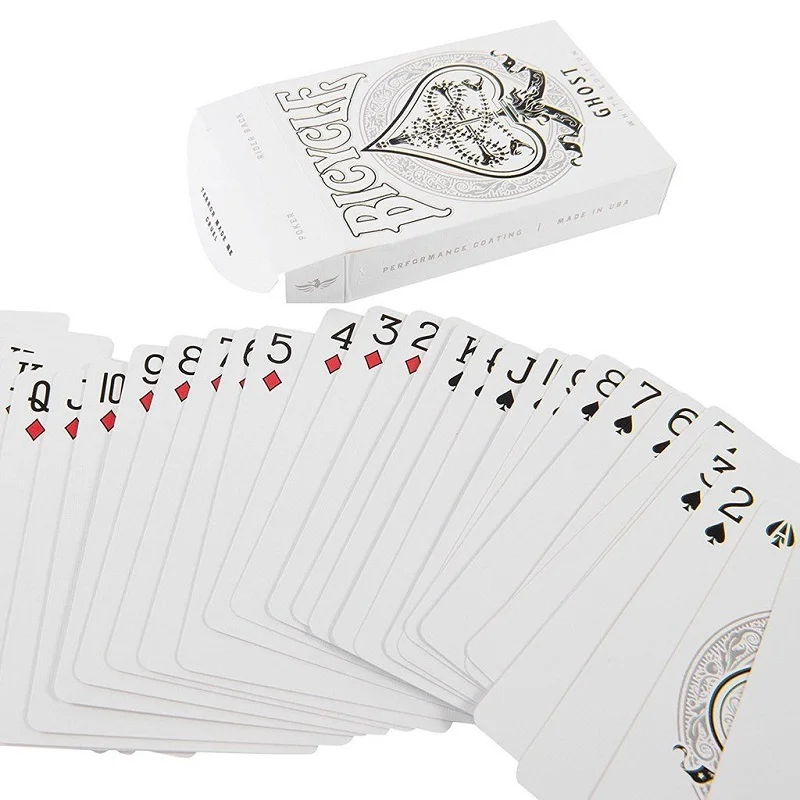 Велосипед привидение белое наследие издание Ellusionist игральные карты размер
