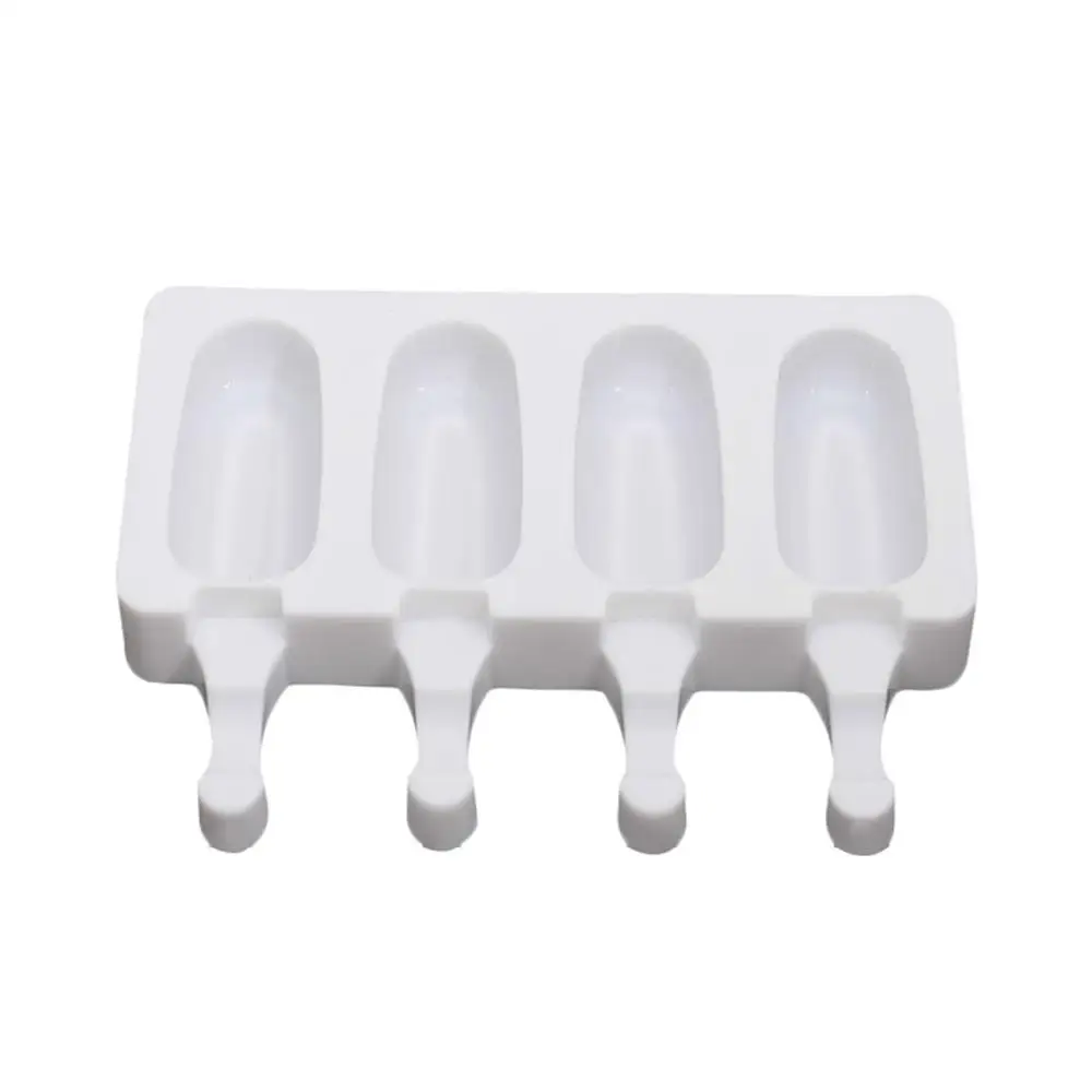 

Cavity Silicone Ice Cream Mould Ice Cube Tray Popsicle Barrel Diy Mold Dessert Ice Cream Mold With Popsicle