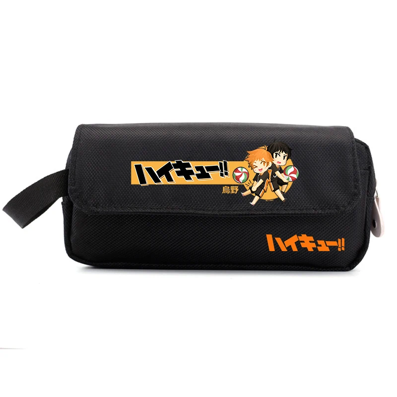 Haikyuu Karasuno VBC большой чехол для карандашей искусственные сумки маленькие школьные
