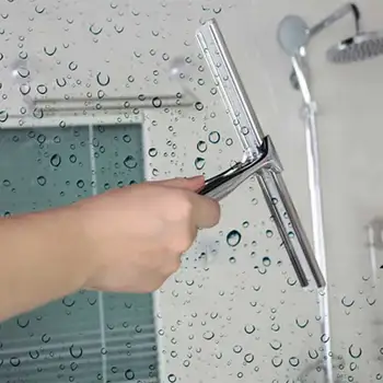 

Stainless Steel Window Glass Wiper Cleaner Squeegee Shower Bathroom Mirror Brush Home and Garden Tool Supplies CS