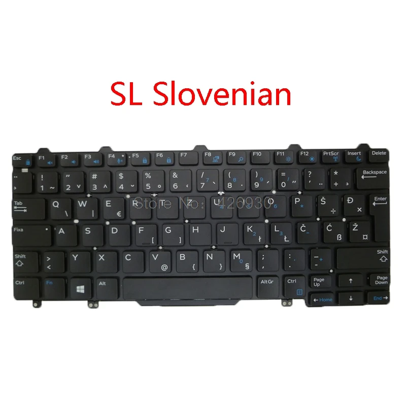 Ноутбук США Великобритания JP LA SL GR клавиатура для DELL 7350 E5250 E5270 E7250 E7270 E7450 E7470 3160 3150