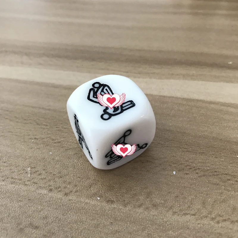 

New 100Pcs 20mm D6 Surface Dice Multi-Faceted Action Game Adult Toy Couple Foreplay Erotic Dice Set Brial Gift