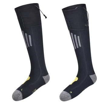 

1 Pair Outdoor Winter Long Universal Thickened Foot Warmer Safe Heated Socks Battery Powered Detachable Box Electric Washable
