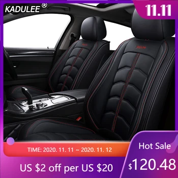 

KADULEE luxury leather car seat cover for ssangyong ssang yong actyon actyon korando kyron rexton auto accessories car-styling