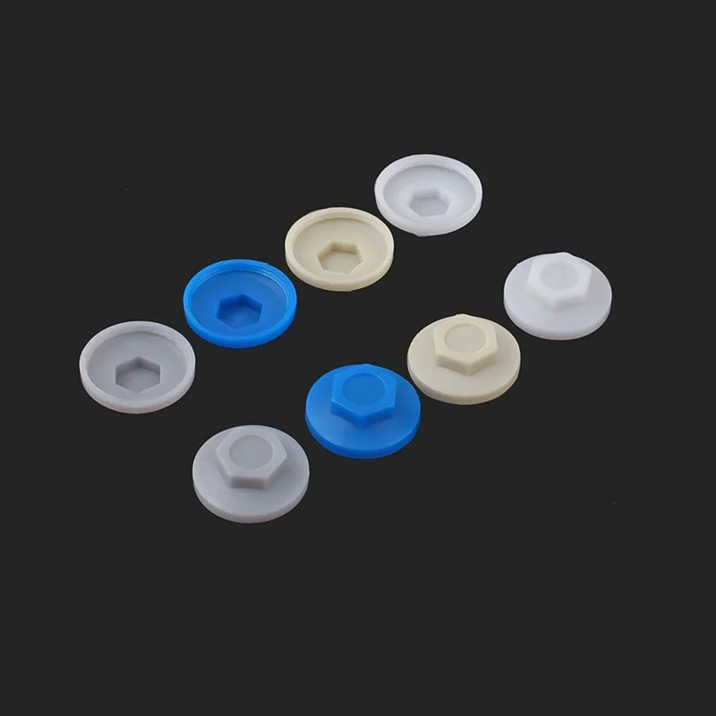 Outer hex hexagon Screw nut covers caps 6 (8)