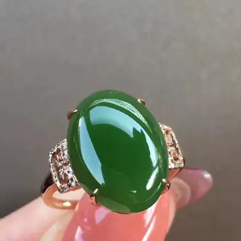 

Jade ring Natural And Real Jade Ring Wedding Engagement Rings for Women 925 sterling silver Jade Ring